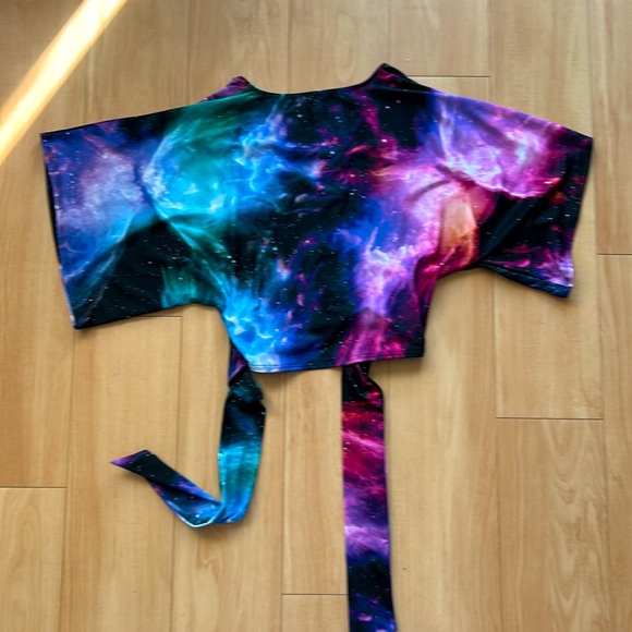 Blackmilk Galaxy Print Top - Multicolor - Picture 6 of 8